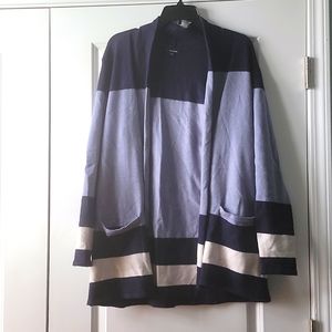 Women's Verve Ami blue cardigan sweater XL